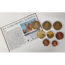 MALTA 2003 . EURO SPECIMEN PATTERN SET OF 8 COINS